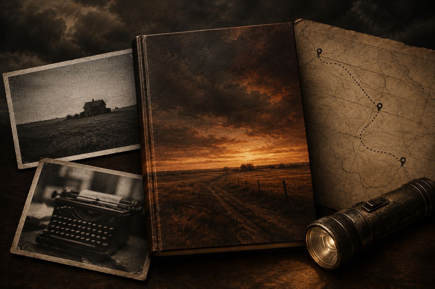 Truman Capote's In Cold Blood, the true story of the 1959 Clutter family murders in Holcomb, Kansas