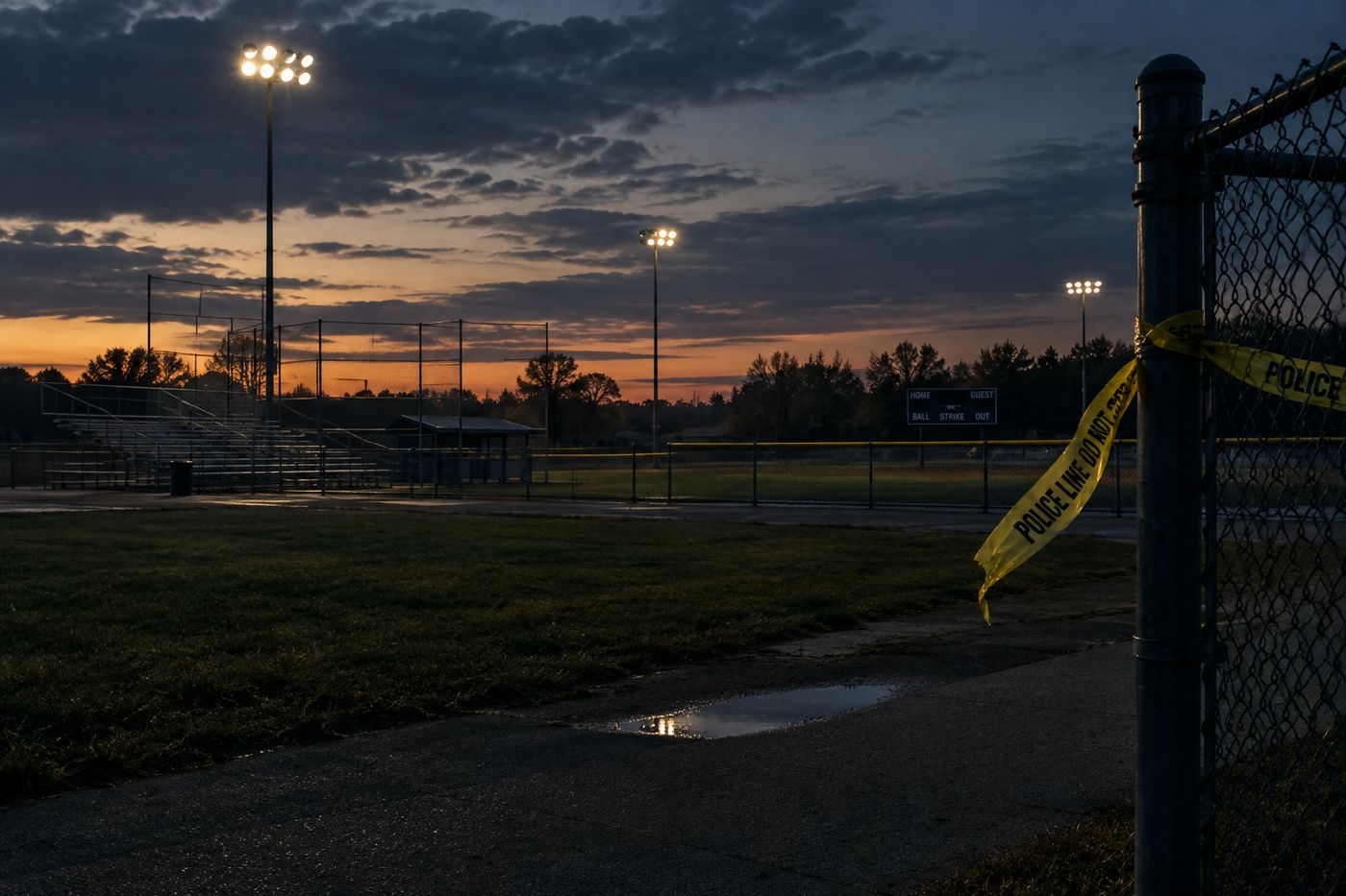Dublin Sports Grounds parking lot in Dublin, California, where Jonathan McKinsey was shot and killed